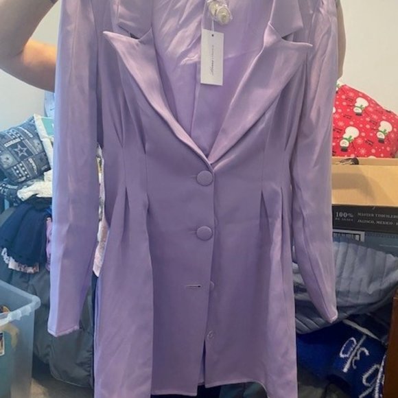 Lovers and Friends Purple Mid Dress size 6 - Picture 1 of 2
